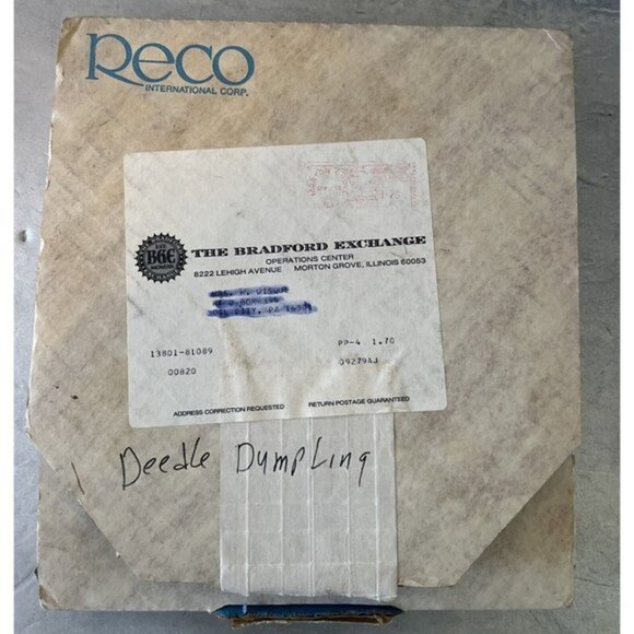 Diddle Diddle Dumpling John McClelland Mother Goose Vintage Plate 1984 Box/Cert - Picture 9 of 9